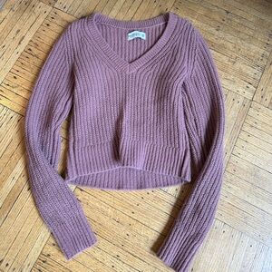 Abercrombie cropped sweater